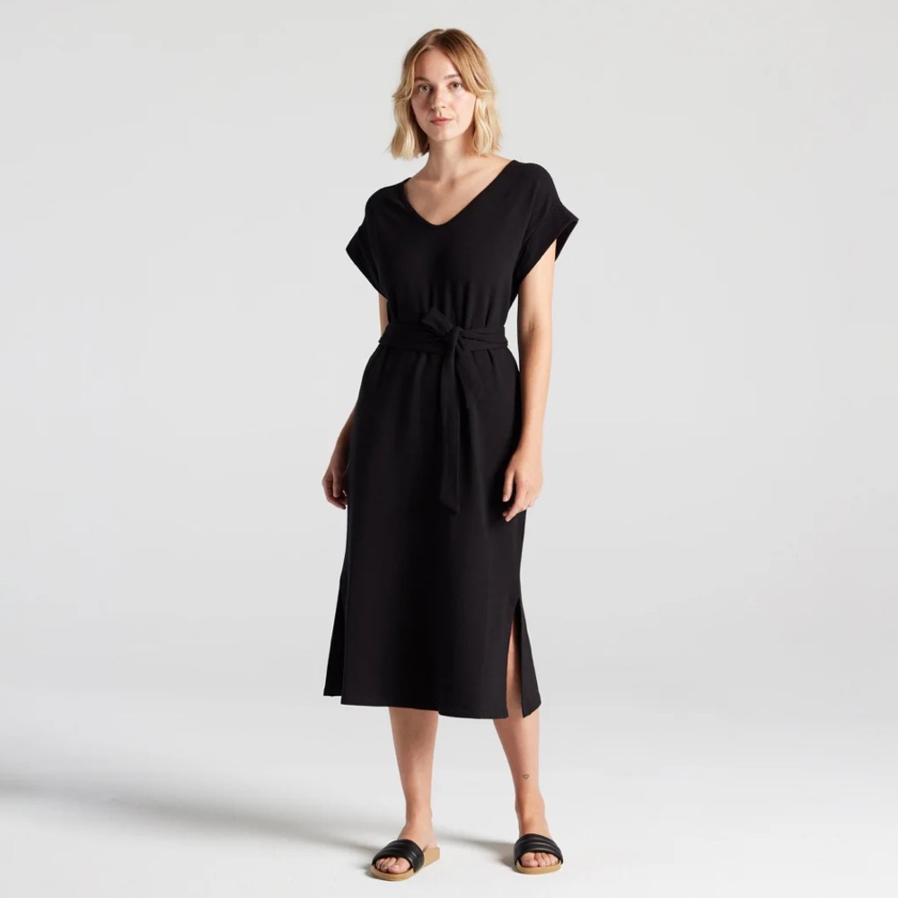 Monos Sevilla Dress in Black, Size M